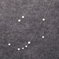 Style Moderne Star Acier Inoxydable Polissage Placage Plaqué Or Collier main image 3