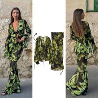 Women's Streetwear Abstract Polyester Contrast Binding Skirt Sets main image 6