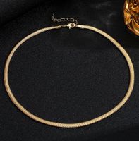 Casual Simple Style Solid Color Copper Plating Necklace main image 3