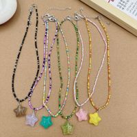 Simple Style Star Seed Bead Wholesale Pendant Necklace main image 1