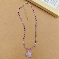 Simple Style Star Seed Bead Wholesale Pendant Necklace sku image 5