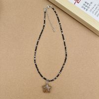 Simple Style Star Seed Bead Wholesale Pendant Necklace sku image 4