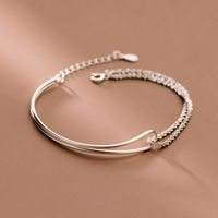 Casual Simple Style Solid Color Copper Plating Bracelets main image 2