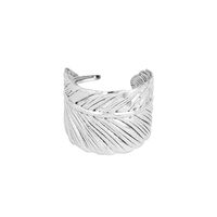 Wholesale Jewelry Casual Simple Style Feather Metal Plating Bangle main image 4