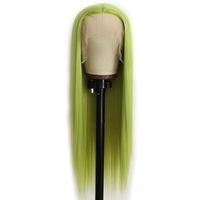 Women's Punk Street High Temperature Wire Centre Parting Long Straight Hair Wigs sku image 1