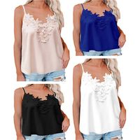 Women's Camisole Tank Tops Lace Sexy Solid Color main image 6