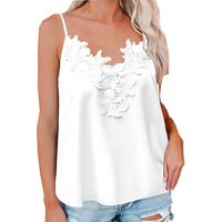 Women's Camisole Tank Tops Lace Sexy Solid Color main image 3
