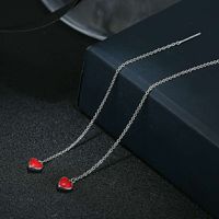 1 Pair Elegant Star Tassel Heart Shape Inlay Alloy Artificial Pearls Rhinestones Glass Earrings sku image 25