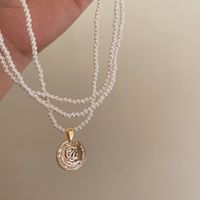 Simple Style Round Imitation Pearl Wholesale Necklace sku image 1