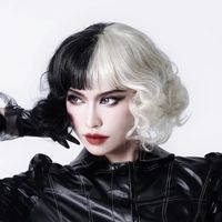 Unisex Simple Style Street High Temperature Wire Centre Parting Short Curly Hair Wigs main image 4