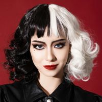 Unisex Simple Style Street High Temperature Wire Centre Parting Short Curly Hair Wigs main image 6