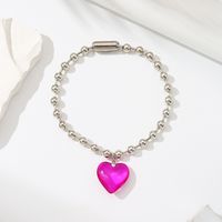 Vintage Style Heart Shape Alloy Three-dimensional Women's Pendant Necklace main image 6