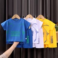 Sports Letter Polyester Boys Clothing Sets main image 6