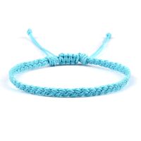Wholesale Jewelry Casual Simple Style Solid Color Rope Knitting Bracelets sku image 9