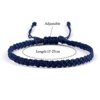 Wholesale Jewelry Casual Simple Style Solid Color Rope Knitting Bracelets main image 4