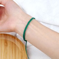 Wholesale Jewelry Casual Simple Style Solid Color Rope Knitting Bracelets main image 3