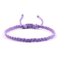 Wholesale Jewelry Casual Simple Style Solid Color Rope Knitting Bracelets sku image 15