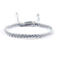 Wholesale Jewelry Casual Simple Style Solid Color Rope Knitting Bracelets sku image 13