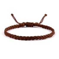 Wholesale Jewelry Casual Simple Style Solid Color Rope Knitting Bracelets sku image 19