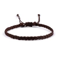 Wholesale Jewelry Casual Simple Style Solid Color Rope Knitting Bracelets sku image 20