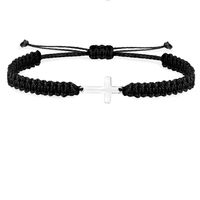 Retro Cross Stainless Steel Rope Bracelets main image 3