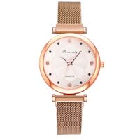 Casual Triangle Flower Suction Buckle Quartz Women's Watches sku image 1
