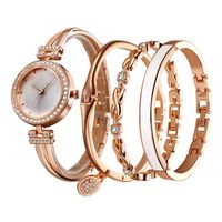 Casual Modern Style Solid Color Jewelry Buckle Quartz Women's Watches main image 2