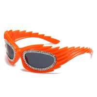Streetwear Geometric Pc Special-shaped Mirror Diamond Full Frame Women's Sunglasses sku image 3
