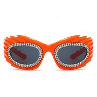 Streetwear Geometric Pc Special-shaped Mirror Diamond Full Frame Women's Sunglasses main image 3