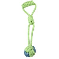 Cute Cotton Rope Bite-resistant Dog Molar Toy Dog Chewing Rope Combination Set main image 5