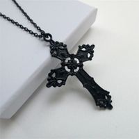 Casual Cool Style Cross Alloy Plating Unisex Pendant Necklace main image 1