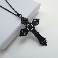 Casual Cool Style Cross Alloy Plating Unisex Pendant Necklace main image 6