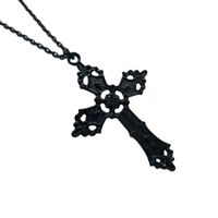 Casual Cool Style Cross Alloy Plating Unisex Pendant Necklace main image 2