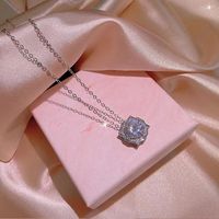 Titanium Steel Shiny Simple Style Plating Inlay Round Zircon Necklace Earrings Rings main image 4