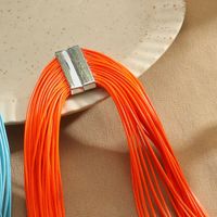 Übertrieben Einfarbig Legierung Wachslinie Großhandel Halskette sku image 5