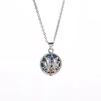 201 Stainless Steel Alloy Simple Style Inlay Lotus Rhinestones Glass Earrings Necklace main image 3