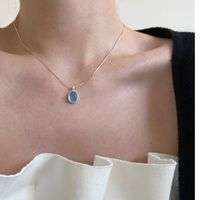 Classic Style Water Droplets Copper Plating Necklace main image 6