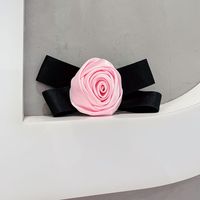 French Style Flower Cloth Handmade Hair Clip sku image 9