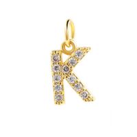 Bohemian Letter Stainless Steel Plating 18k Gold Plated Necklace sku image 11