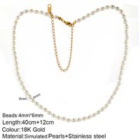 Bohemian Letter Stainless Steel Plating 18k Gold Plated Necklace sku image 28