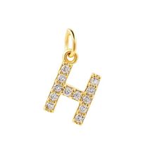 Bohemian Letter Stainless Steel Plating 18k Gold Plated Necklace sku image 8