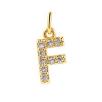 Bohemian Letter Stainless Steel Plating 18k Gold Plated Necklace sku image 7