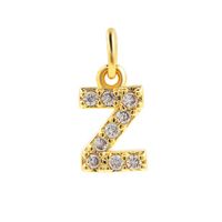 Bohemian Letter Stainless Steel Plating 18k Gold Plated Necklace sku image 1