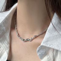 Modern Style Korean Style Snake Butterfly Alloy Wholesale Necklace main image 4