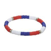 Wholesale Jewelry Ethnic Style Letter American Flag Soft Clay Bracelets sku image 5