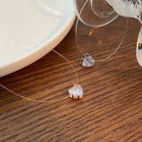 Modern Style Heart Shape Artificial Gemstones Alloy Wholesale Pendant Necklace main image 4