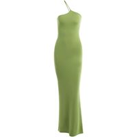 Women's Strap Dress Elegant Sexy Backless Sleeveless Solid Color Maxi Long Dress Banquet main image 3