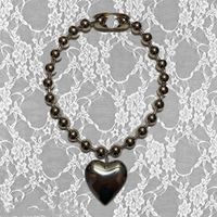 Streetwear Heart Shape Alloy Glass Plating Women's Pendant Necklace 1 Piece main image 2