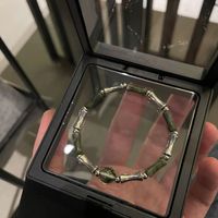 Hip-hop Geometric Alloy Titanium Steel Inlay Glass Men's Bracelets sku image 13
