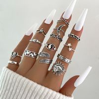 Casual Solid Color Alloy Women's Open Rings main image 7